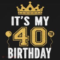 It's My 40th Birthday Gift For 40 Years Old Man And Woman Magnet thumb 1