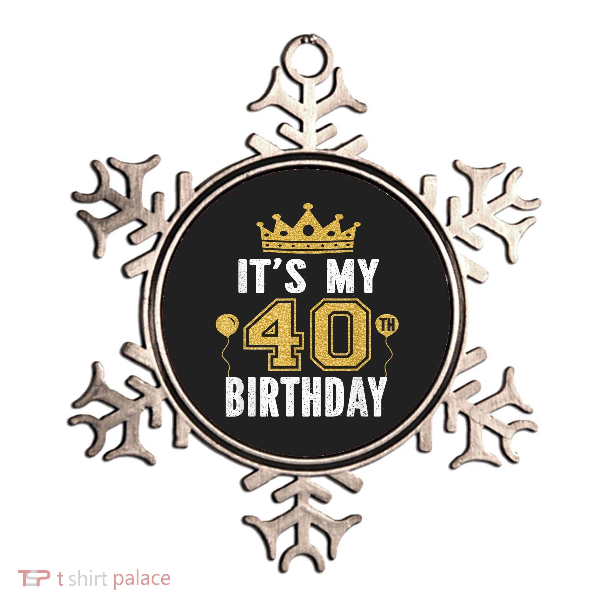 It's My 40th Birthday Gift For 40 Years Old Man And Woman Ornament
