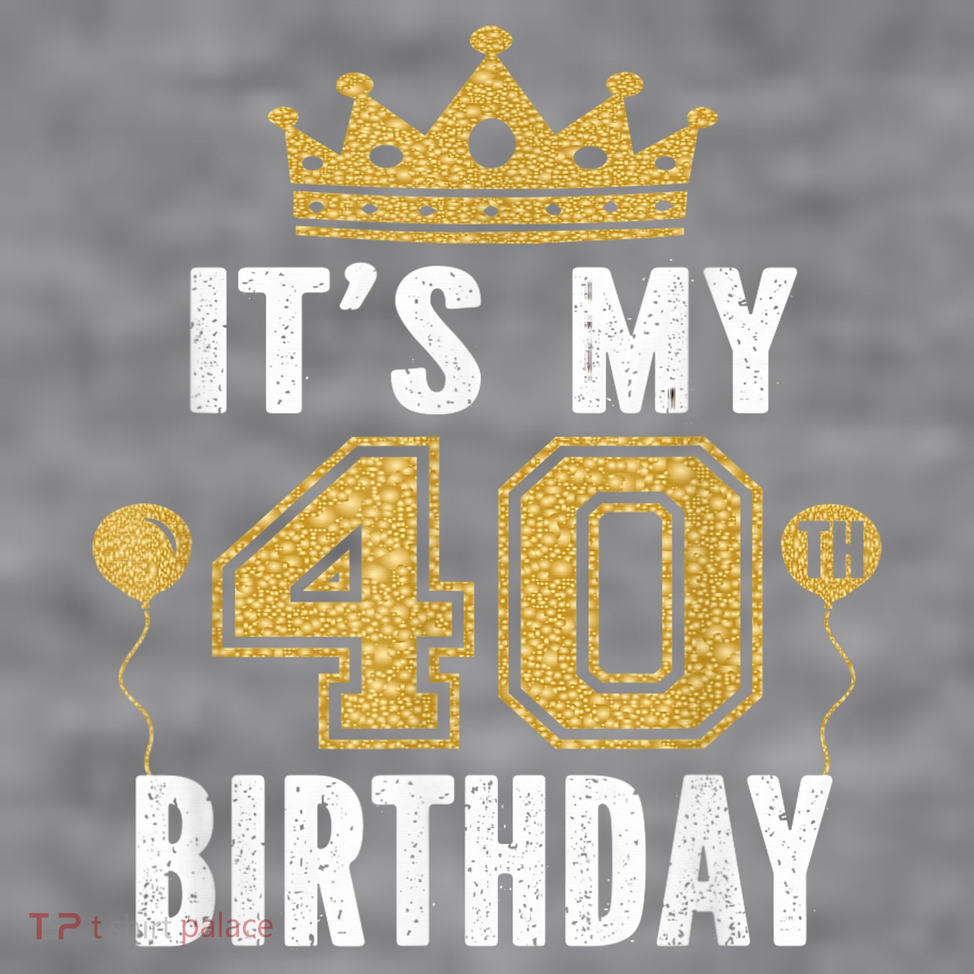 It's My 40th Birthday Gift For 40 Years Old Man And Woman Women's Racerback Cropped Tank