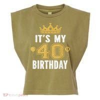 It's My 40th Birthday Gift For 40 Years Old Man And Woman Garment-Dyed Women's Muscle Tee thumb 0