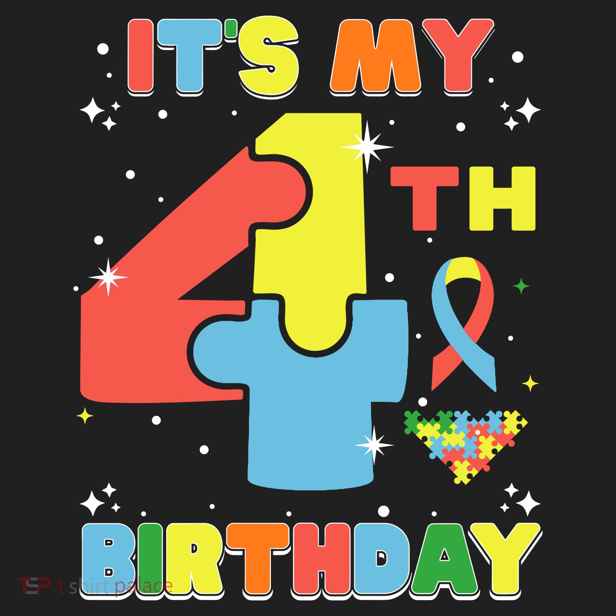 Its My 4th Birthday Kids Autism 4 Years Old Beanie