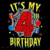 Its My 4th Birthday Spider Theme Party Turning 4yr Coffee Mug thumb 5