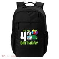 ItS My 4th Birthday Garbage Truck 4th Birthday Backpack thumb 0