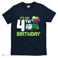 ItS My 4th Birthday Garbage Truck 4th Birthday T-Shirt thumb 0