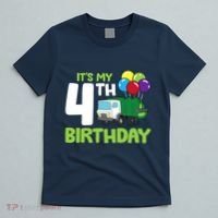 ItS My 4th Birthday Garbage Truck 4th Birthday T-Shirt thumb 5