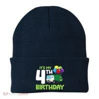 ItS My 4th Birthday Garbage Truck 4th Birthday Beanie thumb 0
