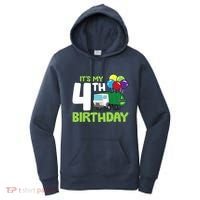 ItS My 4th Birthday Garbage Truck 4th Birthday Women's Hoodie thumb 0