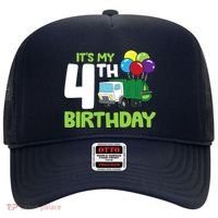 ItS My 4th Birthday Garbage Truck 4th Birthday Hat thumb 0