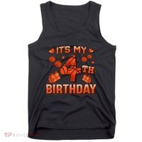 Its My 4th Birthday Basketball 4 Years Old Tank Top thumb 0