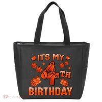 Its My 4th Birthday Basketball 4 Years Old Tote Bag thumb 0