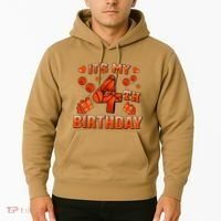 Its My 4th Birthday Basketball 4 Years Old Hoodie thumb 2