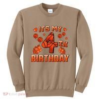 Its My 4th Birthday Basketball 4 Years Old Sweatshirt thumb 0
