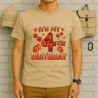 Its My 4th Birthday Basketball 4 Years Old T-Shirt thumb 6