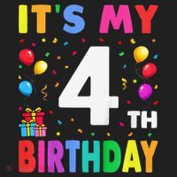 ItS My 4th Birthday 4 Four Happy Birthday Tumbler thumb 3