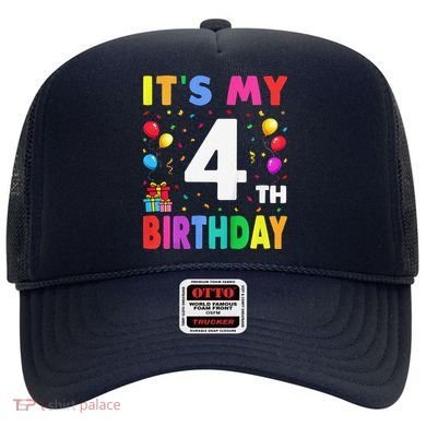 ItS My 4th Birthday 4 Four Happy Birthday Hat