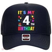 ItS My 4th Birthday 4 Four Happy Birthday Hat thumb 0