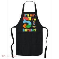 Its My 5th Birthday Autism 5 Years Old Apron thumb 0