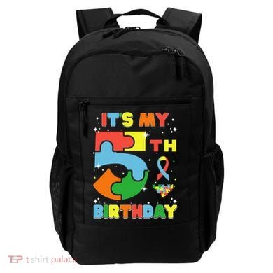 Its My 5th Birthday Autism 5 Years Old Backpack