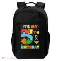 Its My 5th Birthday Autism 5 Years Old Backpack thumb 0