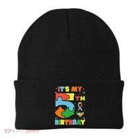 Its My 5th Birthday Autism 5 Years Old Beanie thumb 0