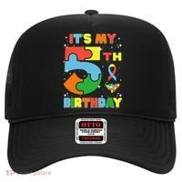 Its My 5th Birthday Autism 5 Years Old Hat thumb 0