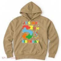 Its My 5th Birthday Autism 5 Years Old Hoodie thumb 0