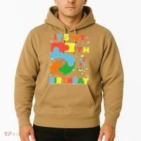 Its My 5th Birthday Autism 5 Years Old Hoodie thumb 2