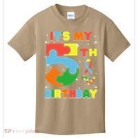 Its My 5th Birthday Autism 5 Years Old Kids T-Shirt thumb 0