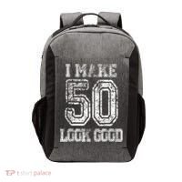 I Make 50 Look Good  50th Birthday Gift For M.e.n.s WoM.e.n.s Vector Backpack thumb 0
