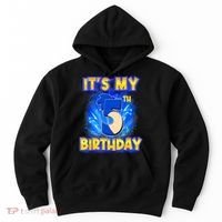 It's My 5th Birthday Hedgehog Birthday Boy 5 Years Old Kids Hoodie thumb 0