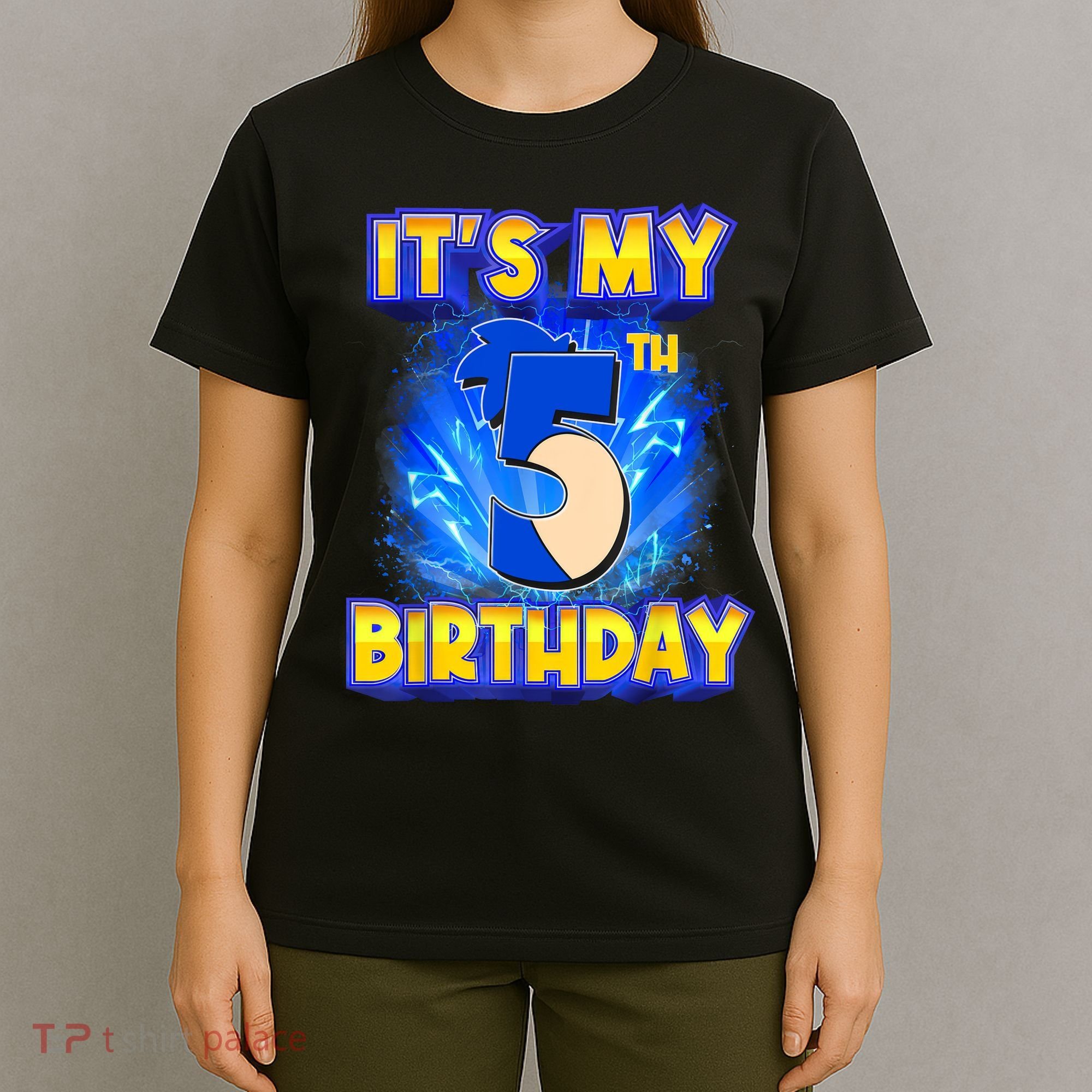 It's My 5th Birthday Hedgehog Birthday Boy 5 Years Old Kids T-Shirt