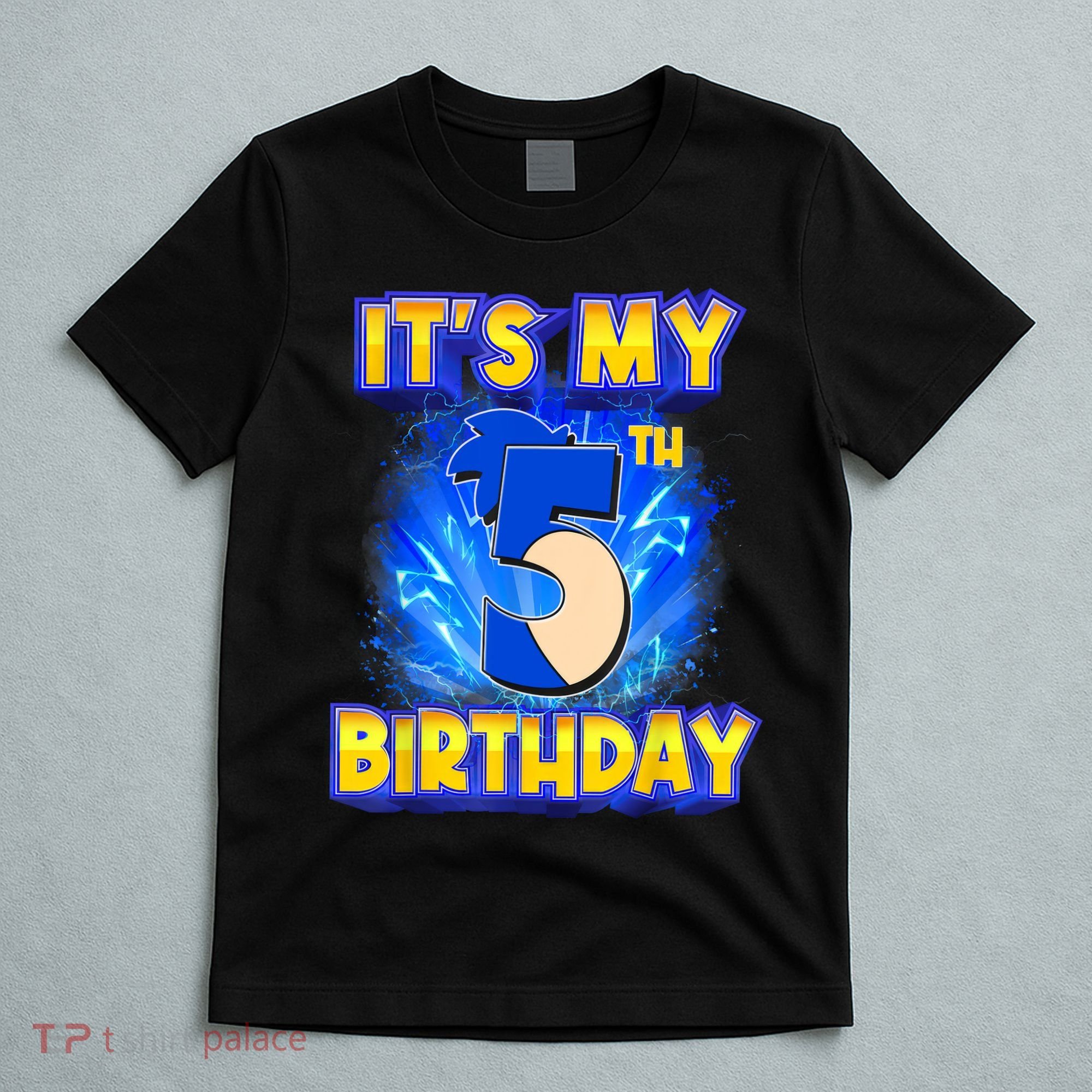 It's My 5th Birthday Hedgehog Birthday Boy 5 Years Old Kids T-Shirt
