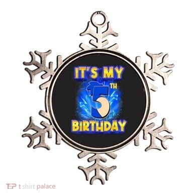 It's My 5th Birthday Hedgehog Birthday Boy 5 Years Old Kids Ornament