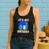 It's My 5th Birthday Hedgehog Birthday Boy 5 Years Old Kids Women's Tank Top thumb 2