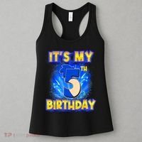 It's My 5th Birthday Hedgehog Birthday Boy 5 Years Old Kids Women's Tank Top thumb 3
