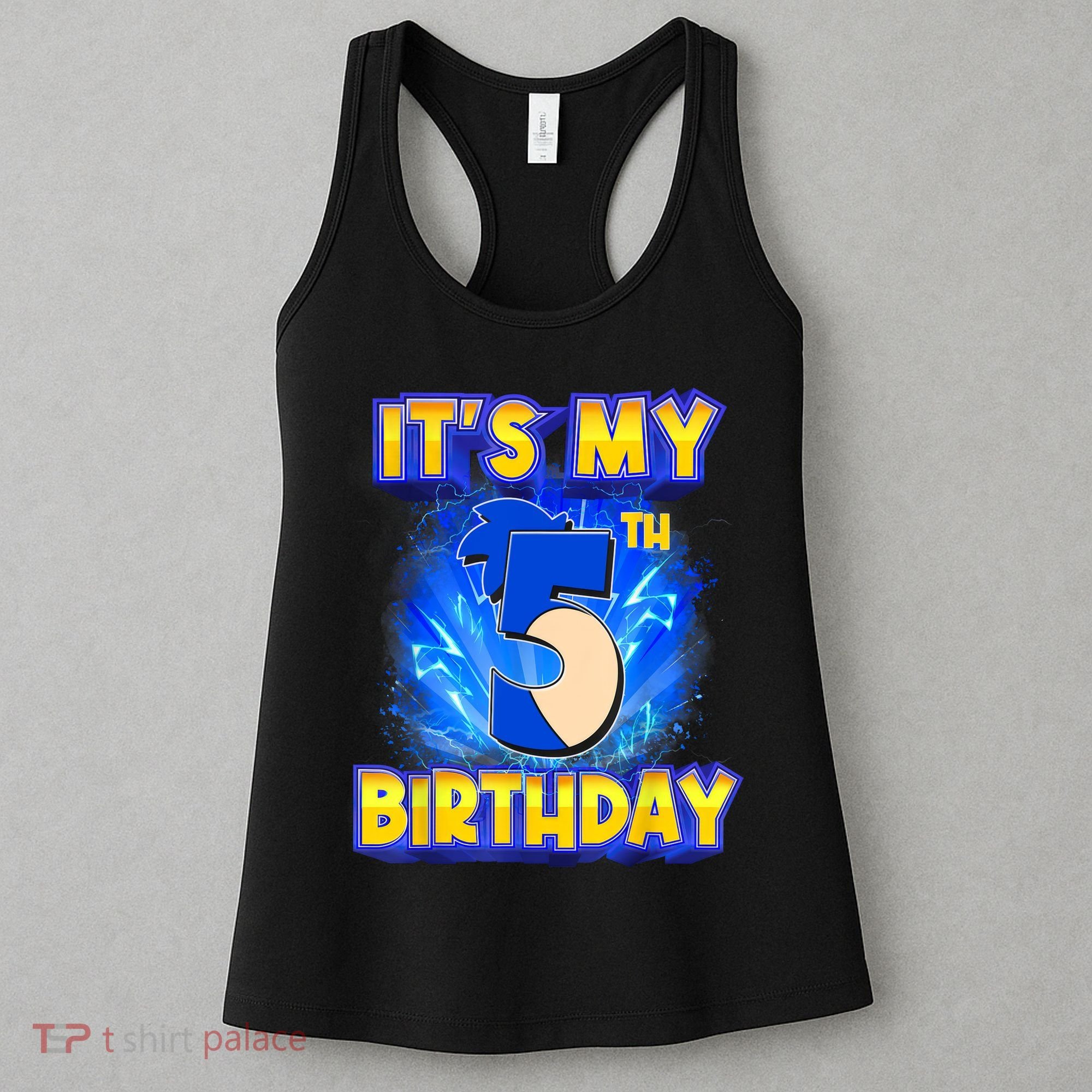 It's My 5th Birthday Hedgehog Birthday Boy 5 Years Old Kids Women's Tank Top
