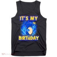 It's My 5th Birthday Hedgehog Birthday Boy 5 Years Old Kids Tank Top thumb 0