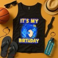 It's My 5th Birthday Hedgehog Birthday Boy 5 Years Old Kids Tank Top thumb 4