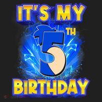 It's My 5th Birthday Hedgehog Birthday Boy 5 Years Old Kids Golf Towel thumb 3