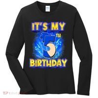 It's My 5th Birthday Hedgehog Birthday Boy 5 Years Old Kids Women's Long Sleeve Shirt thumb 0