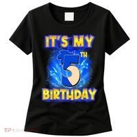 It's My 5th Birthday Hedgehog Birthday Boy 5 Years Old Kids Women's T-Shirt thumb 0