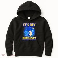 It's My 5th Birthday Hedgehog Birthday Boy 5 Years Old Kids Kids Hoodie thumb 0