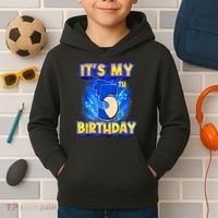 It's My 5th Birthday Hedgehog Birthday Boy 5 Years Old Kids Kids Hoodie thumb 2