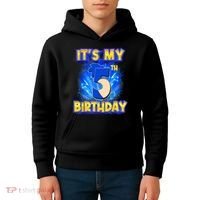 It's My 5th Birthday Hedgehog Birthday Boy 5 Years Old Kids Kids Hoodie thumb 4
