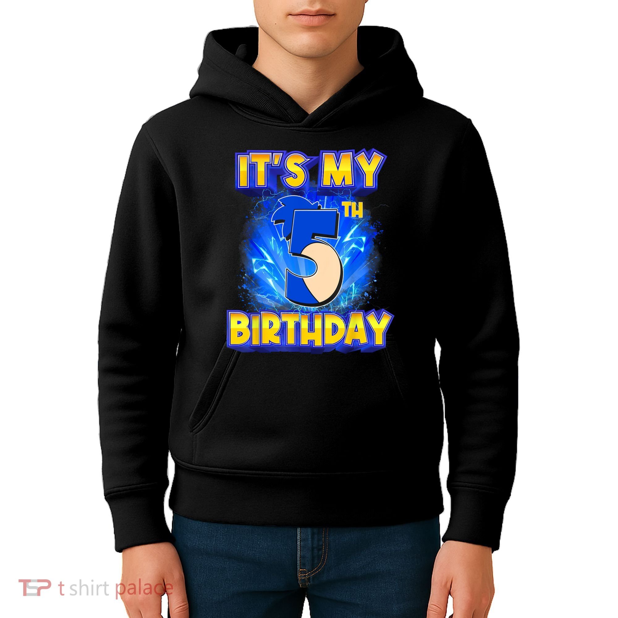 It's My 5th Birthday Hedgehog Birthday Boy 5 Years Old Kids Kids Hoodie