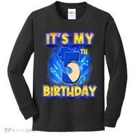 It's My 5th Birthday Hedgehog Birthday Boy 5 Years Old Kids Kids Long Sleeve Shirt thumb 0
