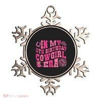 In My 5 Year Old Cow Era 5th Birthday Rodeo Cow Ornament thumb 0