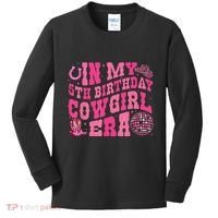 In My 5 Year Old Cow Era 5th Birthday Rodeo Cow Kids Long Sleeve Shirt thumb 0