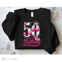 It's My 50th Birthday Queen 50 Years Old Shoes Crown Diamond Sweatshirt thumb 2