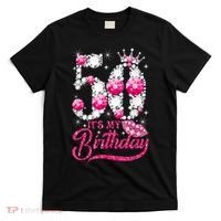 It's My 50th Birthday Queen 50 Years Old Shoes Crown Diamond T-Shirt thumb 0